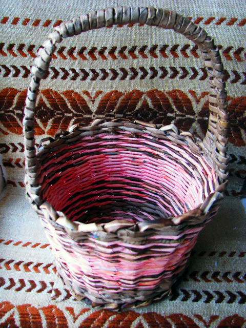 Como se tejen agarraderos para una cesta. Parte 1. (2)